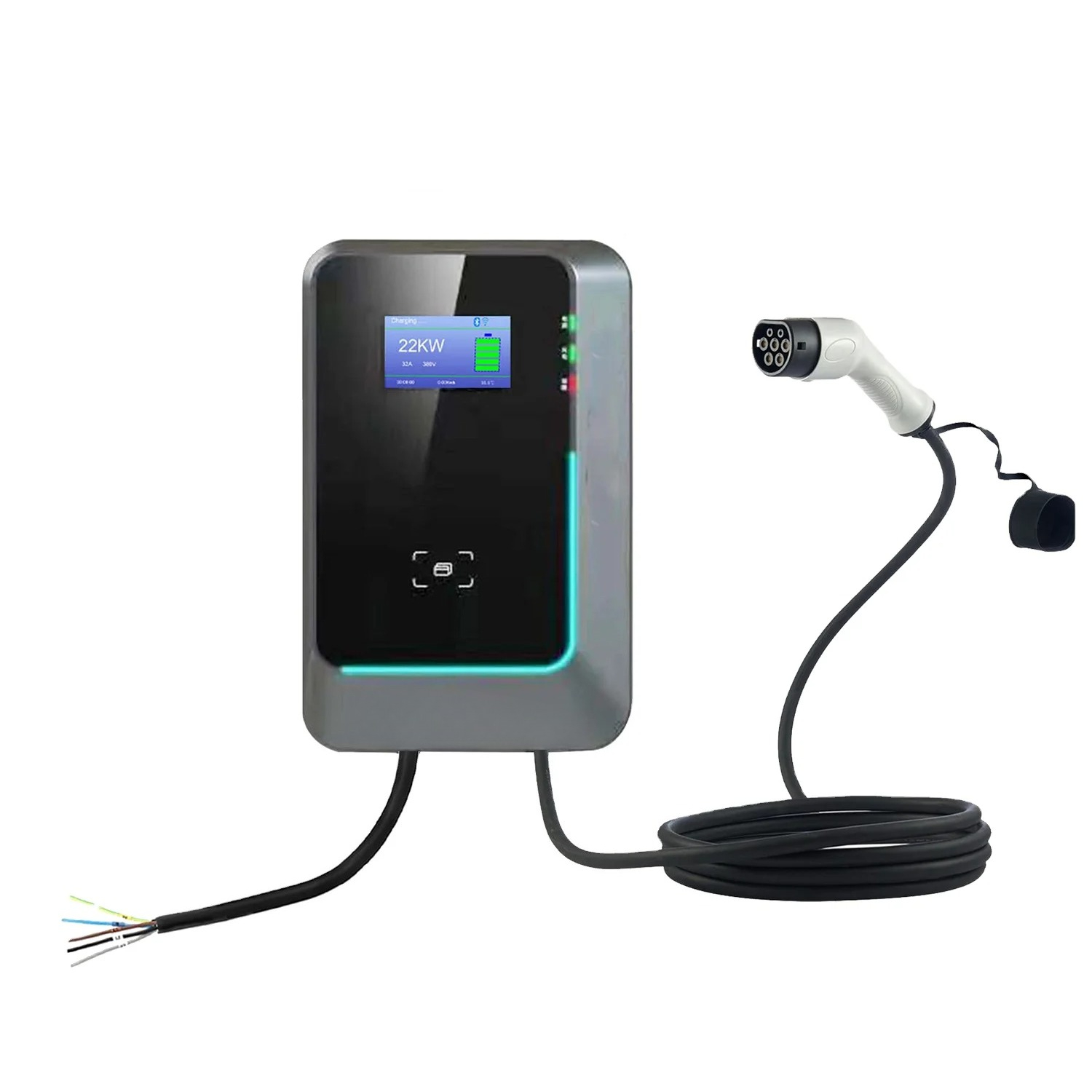 22Kw Wallbox Type 2 Ocpp Rfid - 2025 Bestseller 7kW/11kW/22kW AC EV Wallbox