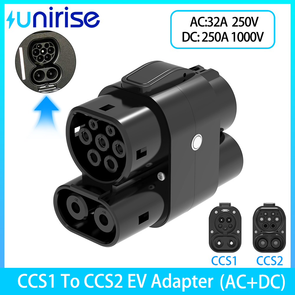 Ccs2 To Ccs1 Fast Charge Adapter 250Kw - CCS1 zu CCS2 EV-Adapter AC+DC Schnellladestation