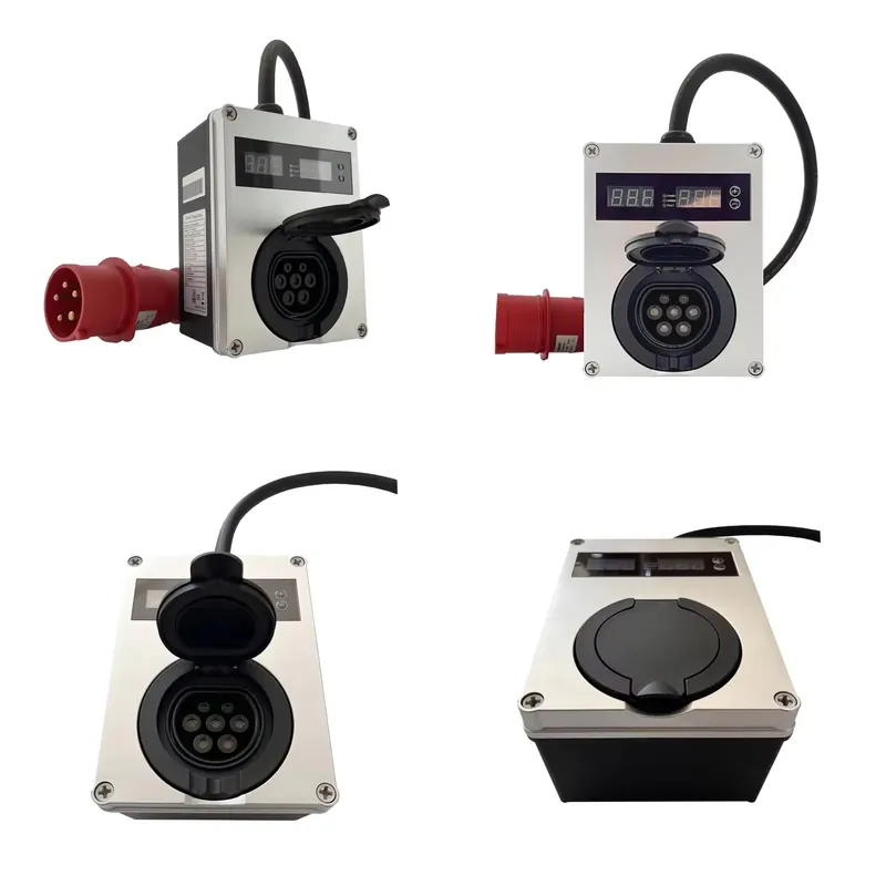 Portable Ev Charger 32A Type 2 Cee Plug - Mini 16A 32A Smart App Elektroauto-Ladegerät