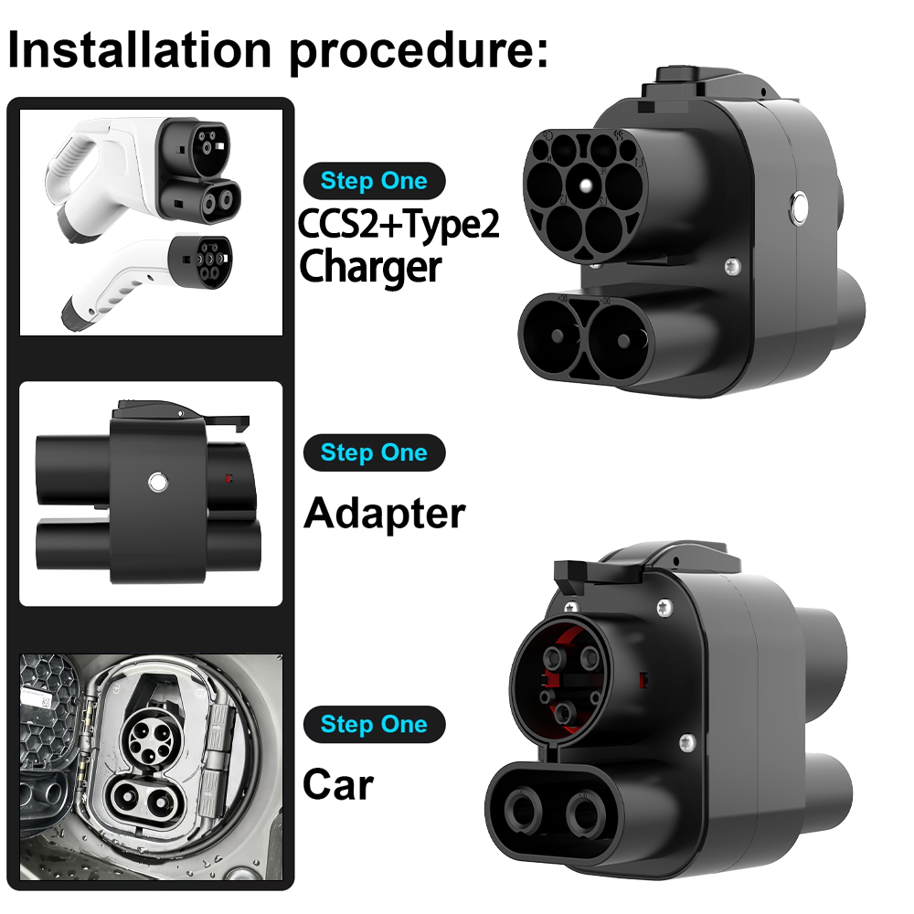 UNIRISE 250kW+7,2kW DC+AC CCS2 – Ccs2 To Ccs1 Fast Charge Adapter 250Kw Bewertung und Preis