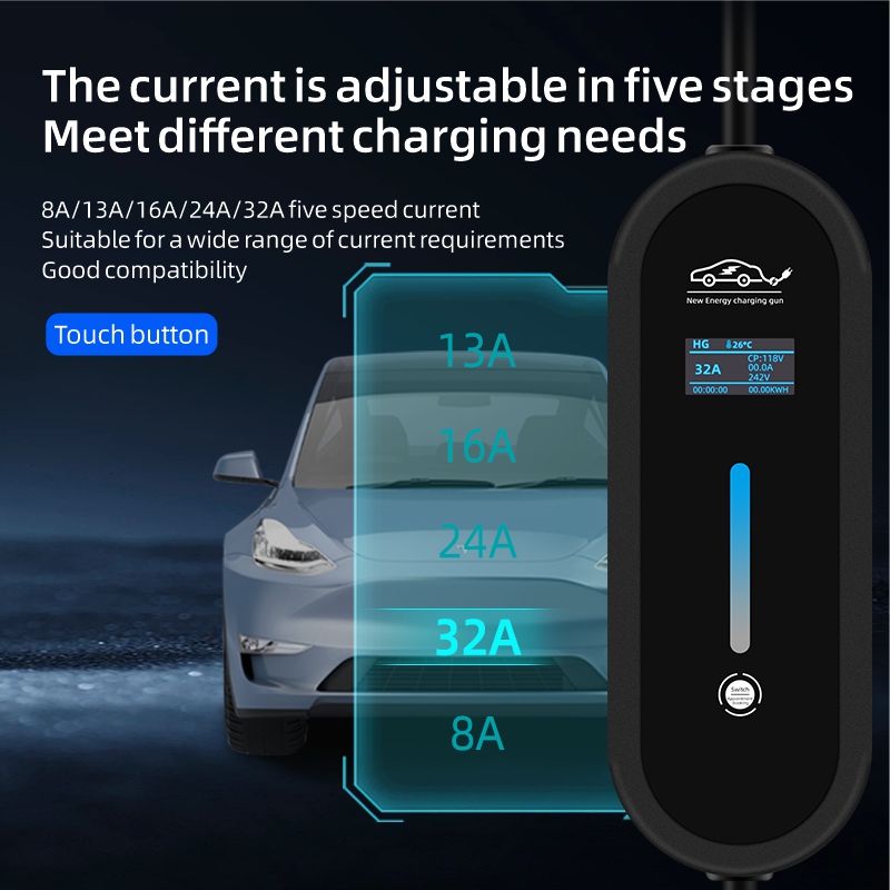 ROMADA 7KW 32A EV Tragbares La – Portable Ev Charger 32A Type 2 Cee Plug Bewertung und Preis