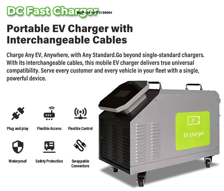 Mobile DC EV-Ladestation für d – Portable Dc Fast Charger 20Kw Ccs2 Bewertung und Preis