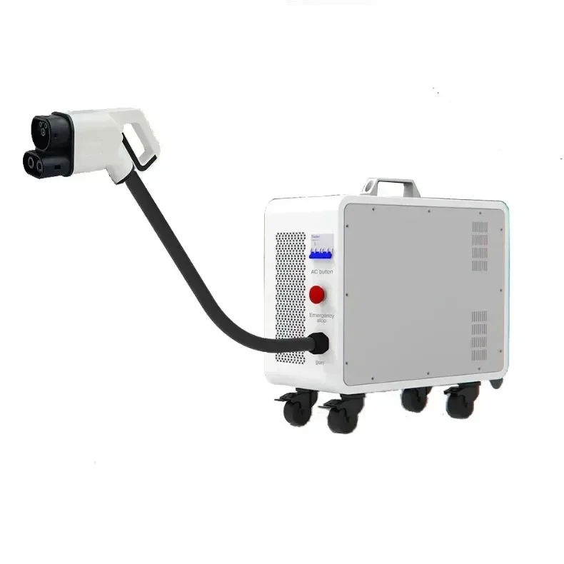 Mobiles EV-Ladegerät Einzelnes – Portable Dc Fast Charger 20Kw Ccs2 Bewertung und Preis