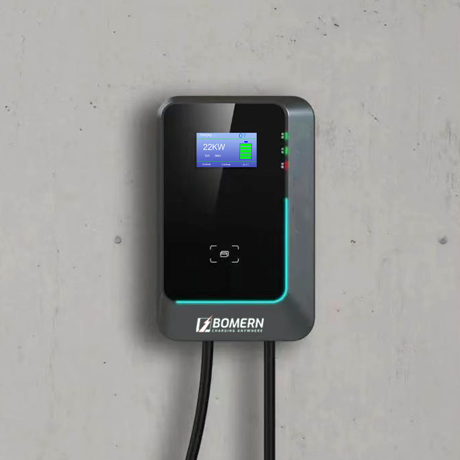 2025 heißer Verkauf 7 kW/11 kW – 22Kw Wallbox Type 2 Ocpp Rfid Bewertung und Preis