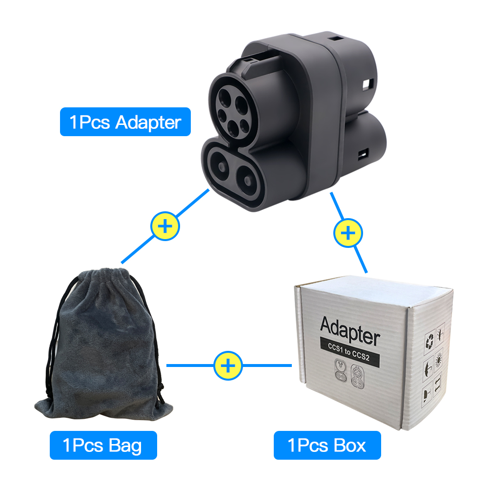CCS1 auf CCS2 EV-Ladegerät-Ada – Ccs2 To Ccs1 Fast Charge Adapter 250Kw Bewertung und Preis